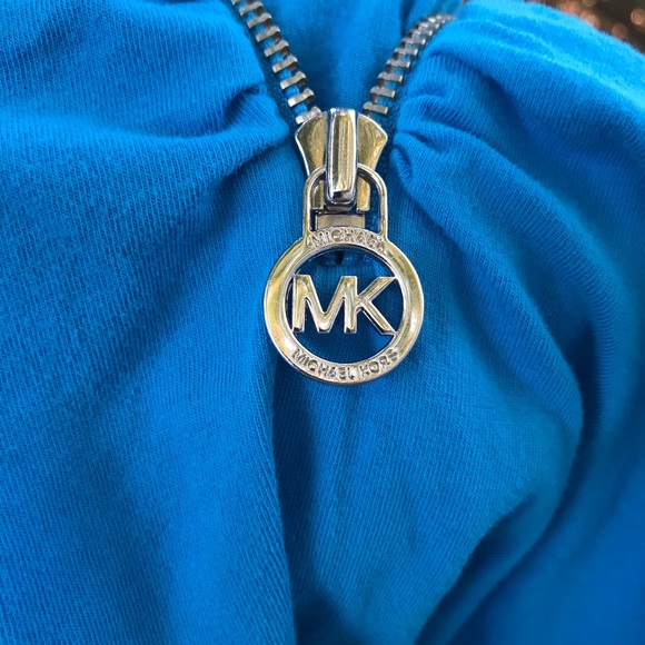 Michael Kors Pullover Top w/Front Half-Zip - Picture 2 of 8